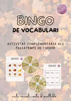 Vista previa - Juegos / Gamificación - Bingo interactiu amb vocabulari de la tardor - Portada