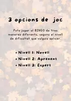 Vista previa - Juegos / Gamificación - Bingo interactiu amb vocabulari de la tardor - página 3