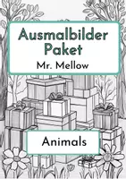 Vorschau - Mal- und Bastelvorlagen - Ausmalbilder Paket Animals - Deckblatt