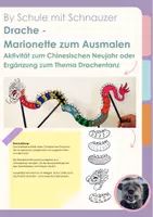 Vorschau - Arbeitsblätter - Materialpaket Chinesisches Neujahr oder Drachentanz und Löwentanz - Seite 1