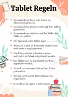 Vorschau - Poster - Tablet Regeln - Seite 1