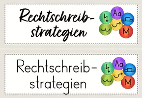 Vorschau - Mal- und Bastelvorlagen - Rechtschreibstrategien (FRESCH) - Plakate Grundschule - Seite 3