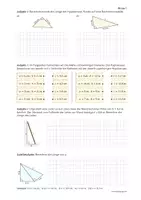 Vorschau - Arbeitsblätter - SATZ DES PYTHAGORAS - Berechnung der Hypotenuse - Seite 2