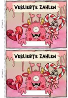 Vorschau - Arbeitsblätter - Verliebte Zahlen | Miniheft | Mathe Klasse 1 - Seite 1