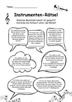 Vorschau - Arbeitsblätter - Rätsel Instrumentenkunde Musikunterricht - Seite 2