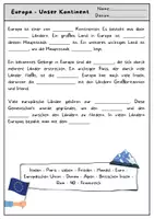 Vorschau - Arbeitsblätter - Erdkunde: Lückentexte für Grundschüler - Seite 3