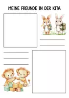 Vorschau - Anderer Materialtyp - Abschied Kita-Portfolio Vorlagen. Abschied Kindergarten-Portfolio. Vorlagen für Erzieherinnen. - Seite 3