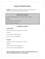 Vorschau - Arbeitsblätter - Fragen im Perfekt formulieren: Ja/Nein-Fragen und W-Fragen - Deckblatt