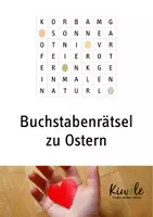 Vorschau - Arbeitsblätter - Buchstabenrätsel zu Ostern (z.B. Silbenrätsel) - Deckblatt
