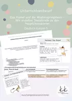 Vorschau - Stundenentwürfe - Unterrichtsentwurf "Wir erstellen einen Steckbrief zum Kamel oder zur Wüstenspringmaus" - Deckblatt