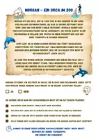 Vorschau - Arbeitsblätter - Morgan - Ein Orca im Zoo - Deckblatt