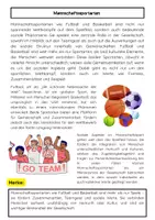 Vorschau - Arbeitsblätter - Mannschaftssportarten: Fußball und Basketball - Seite 1