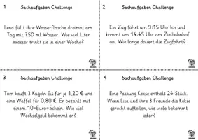 Vorschau - Arbeitsblätter - Sachaufgaben für die 4. Klasse – Rechnen mit Spaß! - Seite 3