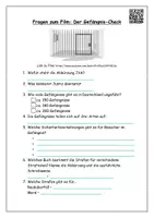 Vorschau - Arbeitsblätter - Fragen zum Film - Der Gefängnis-Check - Jugendliche und Recht - Seite 1