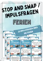 Vorschau - Spiele - Stop and Swap: Ferien (Ferienererlebnisse, Wochenstart, Sprechen) - Deckblatt
