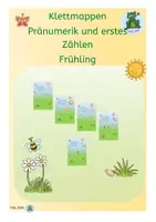 Vorschau - Bildkarten - Klettmappen Pränumerik und erstes Zählen Frühling - Deckblatt
