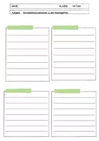 Vorschau - Arbeitsblätter - Waldtiere Stichpunktkarten schreiben ( Vorbereitung zum Vortrag) - Seite 1