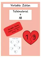 Vorschau - Arbeitsblätter - verliebte Zahlen Merkplakat +AB - Deckblatt