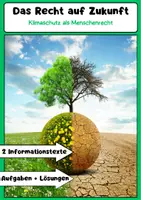 Vorschau - Arbeitsblätter - Das Recht auf Zukunft: Klimapolitik, Klimaschutz, Klimagerechtigkeit - Deckblatt