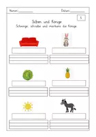 Vorschau - Arbeitsblätter - Schreiben, Schwingen, Könige -S - Deckblatt