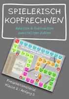 Vorschau - Spiele - Spiel: Kopfrechnen zweistelliger Zahlen mit Zehnerübergang - Deckblatt