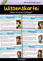 Vorschau - Bildkarten - Wissenskartei - Was ist eine Collage? | Kunst - Deckblatt