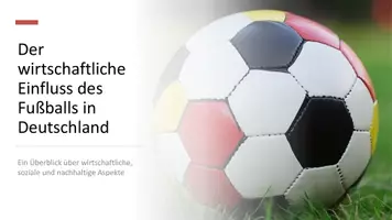 Vorschau - Unterrichtsreihen - Der Einfluss des Fußballs auf den internationalen Handel und die Exportwirtschaft - Deckblatt