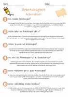 Vorschau - Arbeitsblätter - Arbeitslosigkeit Arbeitsblatt (1) 7. & 8. Klasse Erwerbslosigkeit AB mit Lösungen - Seite 2