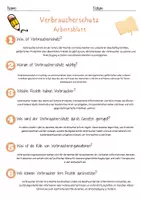 Vorschau - Arbeitsblätter - Verbraucherschutz Arbeitsblatt 7. & 8. Klasse Verbraucherrechte AB mit Lösungen - Seite 2