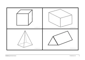 Vorschau - Fördermaterial/Inklusion - Lernkarten zu sieben geometrischen Körpern - Seite 3