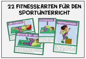 Vorschau - Stationenlernen - Fitness im Sportunterricht - Materialpaket - Seite 2