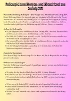 Vorschau - Arbeitsblätter - Rollenspiel zum Morgen- und Abendritual von Ludwig XIV - Seite 1