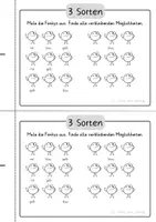 Vorschau - Arbeitsblätter - Kombinatorik - Miniheft für die Klassen 1, 2, 3 und 4 - Seite 3