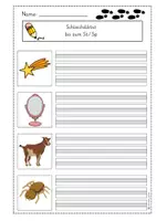 Vorschau - Arbeitsblätter - Schleich- oder Laufdiktat (Kl.1+2) bis zum Sp/St - für Flex und Flora - Seite 3