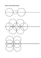 Vorschau - Arbeitsblätter - Zirkelübung: Muster zeichnen mit dem Zirkel, 3 Arbeitsblätter - Seite 3