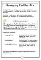 Vorschau - Arbeitsblätter - Schüler-Arbeitsheft: Bewegung und Geschwindigkeit - Seite 3