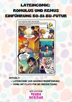 Vorschau - Arbeitsblätter - Lateincomic: Romulus, Remus & das bo-/bi-/bu-Futur - Deckblatt
