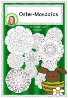 Vorschau - Mal- und Bastelvorlagen - Mandalas Ostern Ausmalbilder - Deckblatt