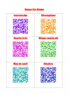 Vorschau - Arbeitsblätter - 12 QR-Codes für die Schule (ÜBERARBEITET!) - Seite 1