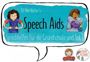 Vorschau - Poster - Speech Aids - At the doctor's Sprechhilfen Englisch - Seite 1