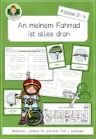 Vorschau - Arbeitsblätter - Liederarbeitung: An meinem Fahrrad ist alles dran - Deckblatt