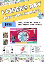 Vista previa - Manualidades / Dibujos para colorear - Father's day song and cards - Portada