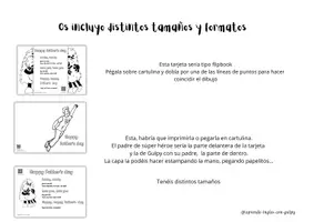 Vista previa - Manualidades / Dibujos para colorear - Father's day song and cards - página 1