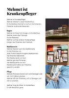 Vorschau - Arbeitsblätter - Magazin Leseheft Kurztexte Arbeitsheft Leichte Sprache Berufe - Seite 1