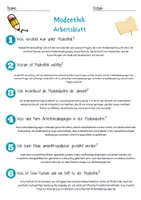 Vorschau - Arbeitsblätter - Modeethik Arbeitsblatt 7. & 8. Klasse Fair Trade AB mit Lösungen - Seite 2