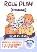 Vista previa - Tarjetas / Manipulativos - Role play - Roles de género (individual) - Portada