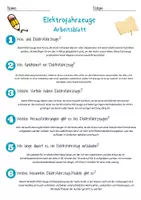 Vorschau - Arbeitsblätter - Elektrofahrzeuge Arbeitsblatt 7. & 8. Klasse Nachhaltiger Verkehr AB mit Lösungen - Seite 2