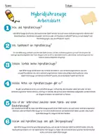 Vorschau - Arbeitsblätter - Hybridfahrzeuge Arbeitsblatt 7. & 8. Klasse Elektrofahrzeuge AB mit Lösungen - Seite 2