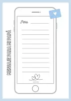 Vista previa - Manualidades / Dibujos para colorear - Mi papá - Móviles - Día del Padre - página 1