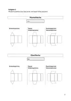 Vorschau - Arbeitsblätter - Prisma Grundfläche, Mantelfläche und Oberfläche - Seite 2